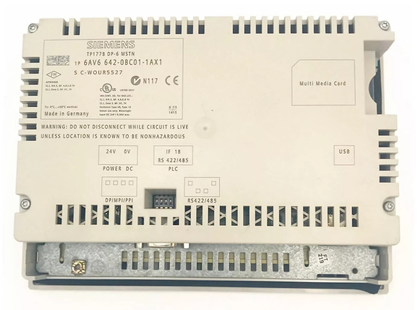 Panel Tactil  Siemens  AV6642-0BC01-1AX1   HMI